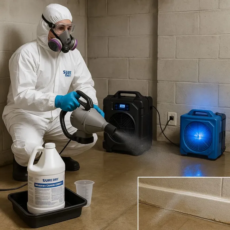 Sanitization and Odor Removal process in Denison, TX