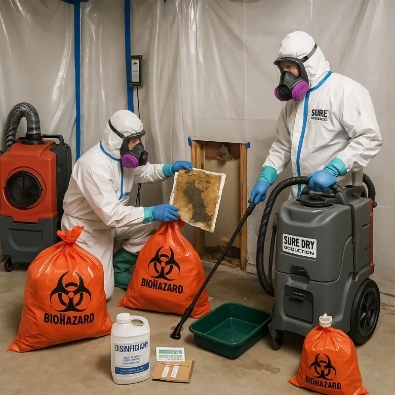 Contaminated Water Handling Protocols process in Denison, TX