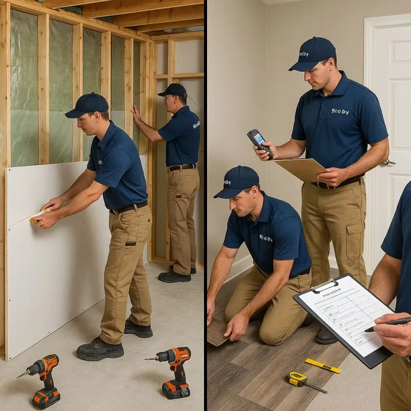 Repairs and Reconstruction process in Denison, TX