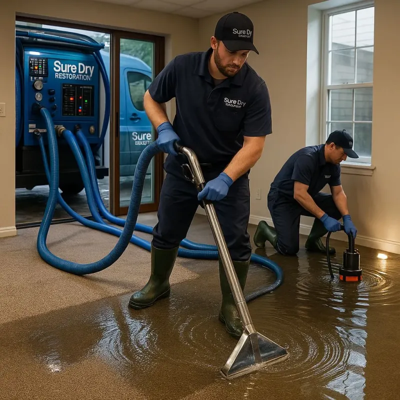 Water Extraction and Removal process in Denison, TX
